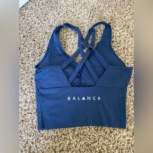 Vitality/balance sports bra